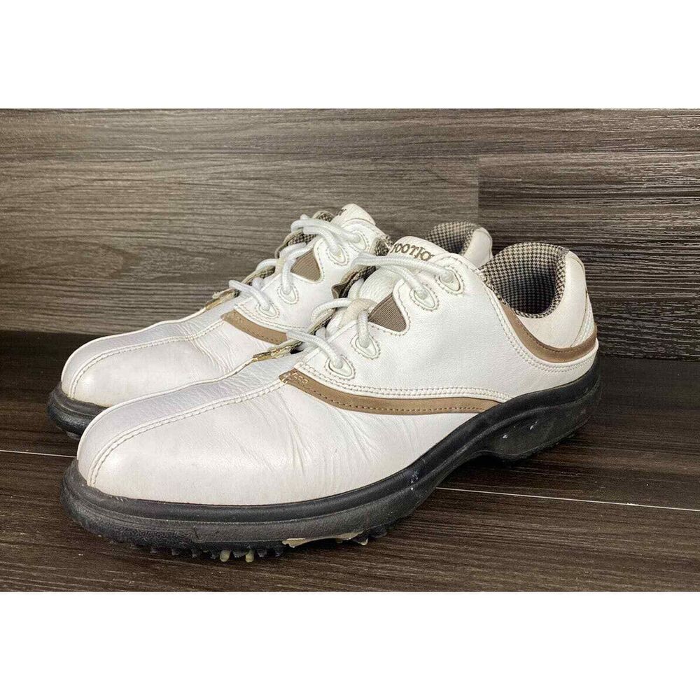 FootJoy Golf Shoes Women's Size‎ White/Beige 98315 7.5 Narrow